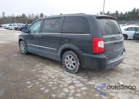2011 Chrysler Town & Country Touring из США, поврежденный, VIN 2A4RR5DG8BR739489